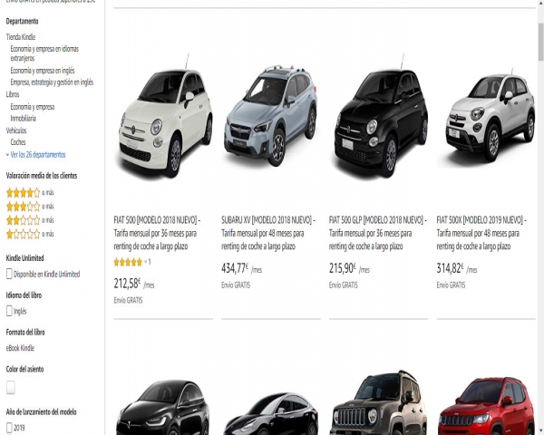 Amazon entra en el negocio del renting de vehículos de la mano de ALD Automotive 