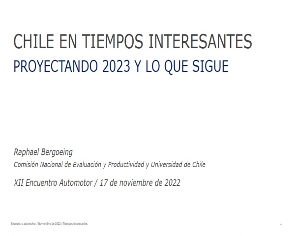 Presentación Raphael Bergoeing Encuentro Automotor 2022
